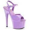 Pleaser - ADORE709 Sandale à bride à la cheville, Pole dance chaussures - Violet Product image